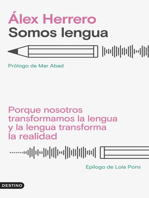Title details for Somos lengua by Álex Herrero - Available
